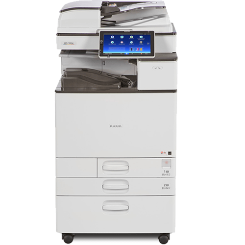 Absolute Toner $69/Month Ricoh MP C2004EX (METER ONLY 2558 PAGES) Color Laser Multifunction Copier Printer Scanner For Business Showroom Color Copiers
