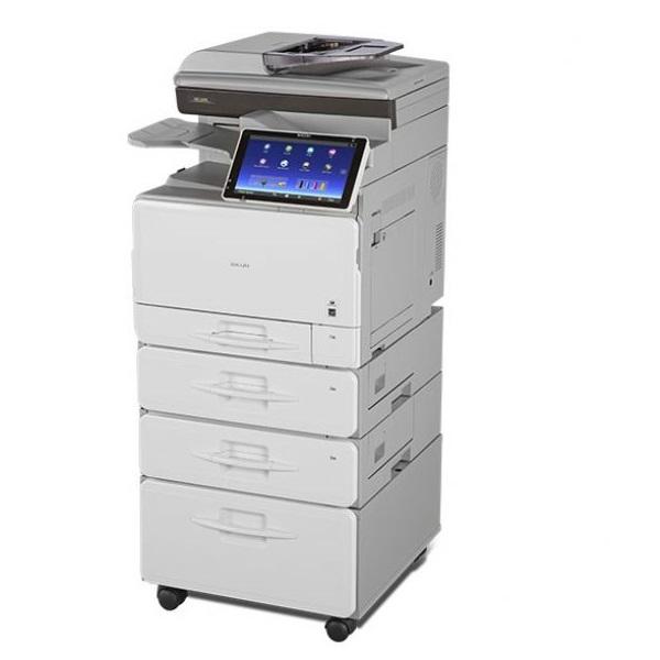 Absolute Toner $35/Month Ricoh MP C306 Color Laser Multifunction Printer Copier Scanner With Large LCD Touch Screen For Office Showroom Color Copiers