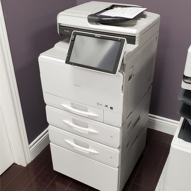 $25/Month Ricoh MP C407 40 ppm Color Laser Multifunction Copier Printe ...