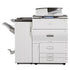 Absolute Toner Ricoh MP C6502 Color Laser High Speed 65 PPM Copier 12x18 with Booklet Maker Finisher Showroom Color Copiers