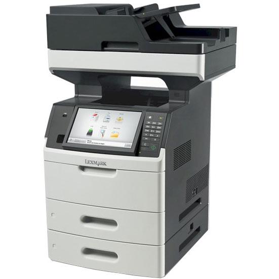 Absolute Toner Lexmark MX711de Monochrome Full Size High-Speed Multifunction Laser Printer, Large Capacity Tray + 2 Tray + Bypass, Duplex For Office - $27.95/Month Showroom Monochrome Copiers