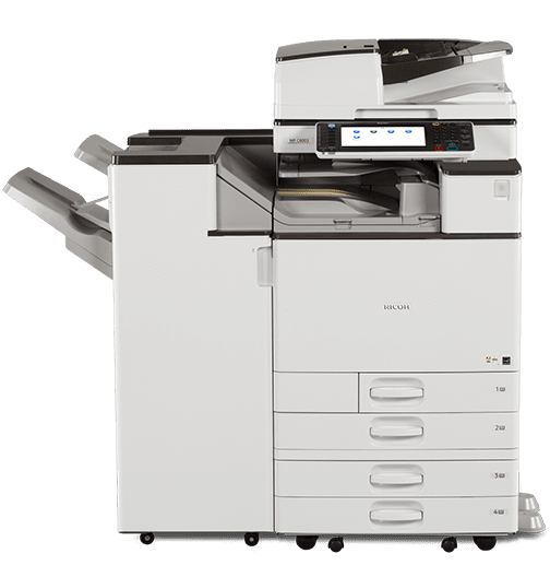 $168/month - Ricoh Copier 55PPM Colour Printing - Full Service Only 1.5 cent b/w 7.5 cent/color Multifunction Printer Copier Mid - High Volume - Precision Toner