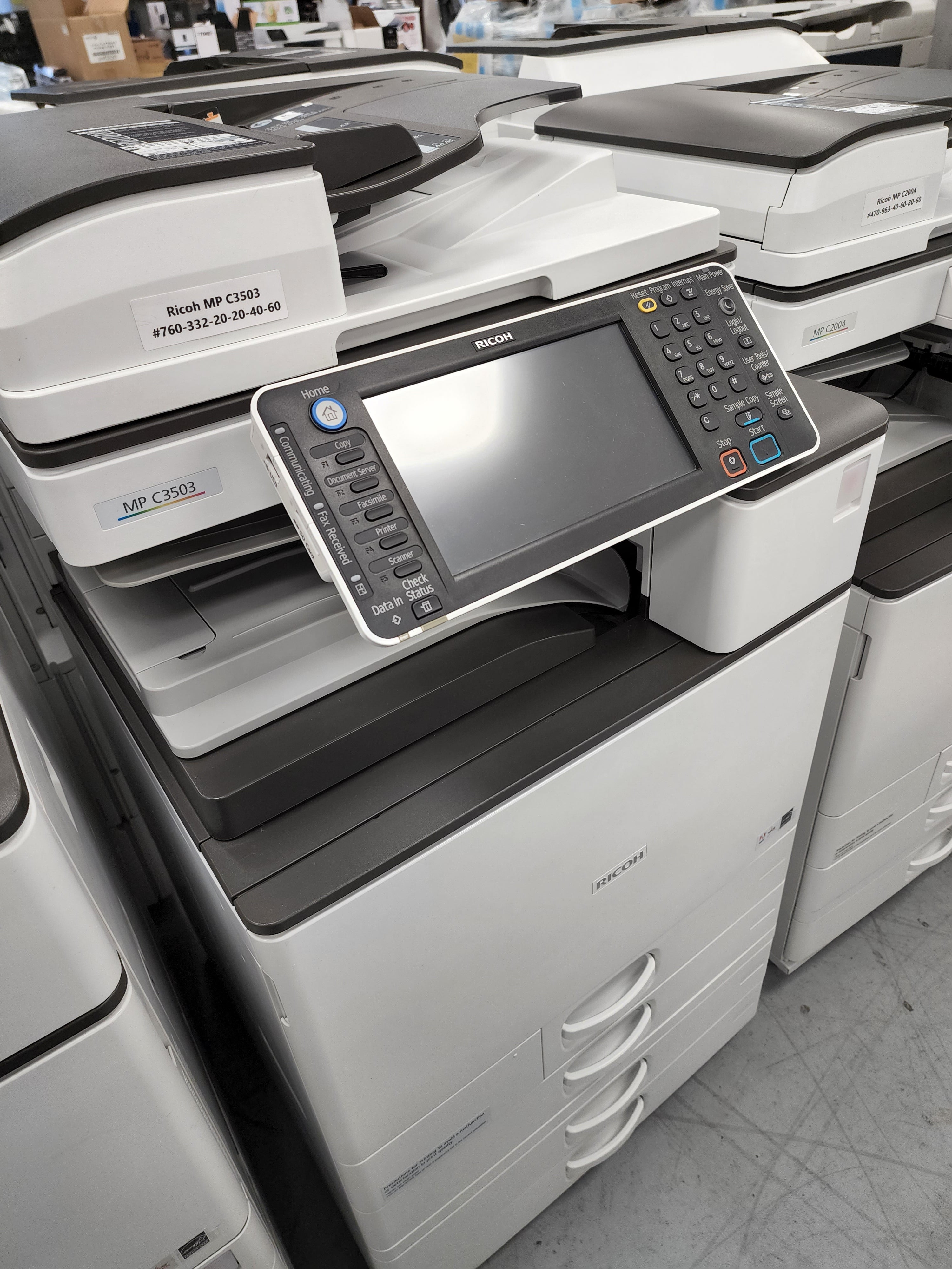 $62/Month Ricoh All-In-One MP C3003 Copier Commercial Laser Color Printer Scanner, 11x17 12x18 With Auto Duplex, Network