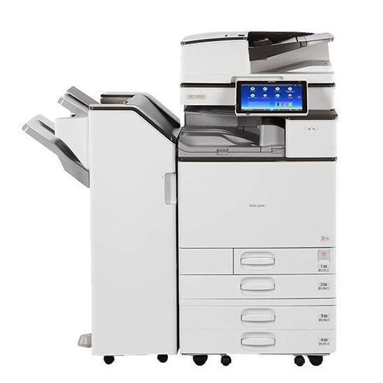 $69/Month Ricoh MP C6004EX 60PPM Office Color Laser Multifunction Photocopier Printer (Copy, Scan, Optional Fax) 11X17, 12x18 With 1200 x 1200 Dpi Print Resolution