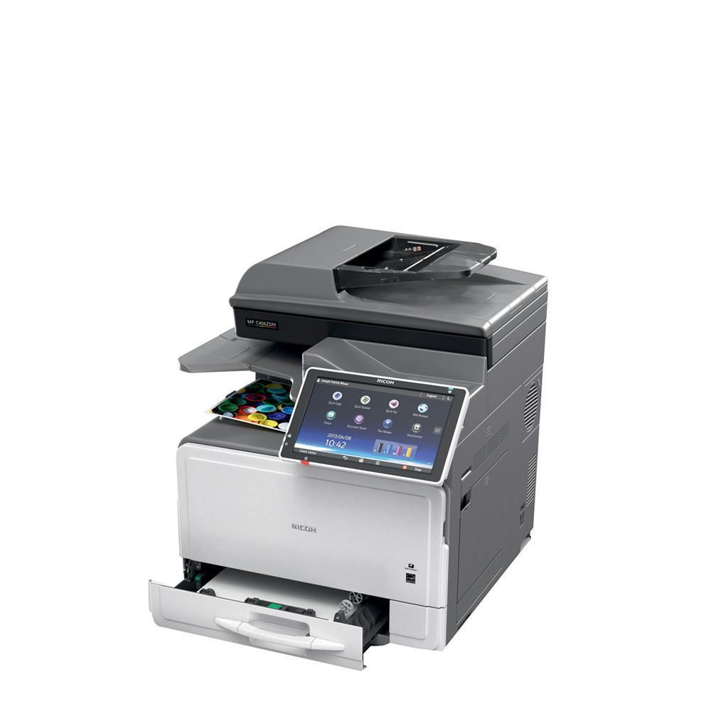 Absolute Toner $29/Month Ricoh MP C306 Color Laser Multifunction Printer Copier Scanner, Facsimile With Large LCD Touch Screen For Business Showroom Color Copiers