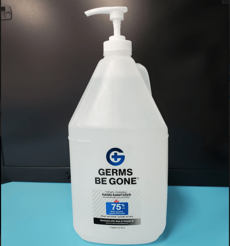 Absolute Toner From $44.95 Germs Be Gone® (1 Gallon) 3.78 Liter- 75% Alcohol, Aloe and Vitamin E Health CANADA Approved - GEL Hands Sanitizer Sanitizer