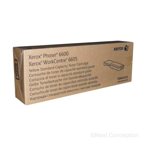 Absolute Toner 106R02243 PHASER 6600/WORKCENTRE 6605 YELLOW STD CAPACITY TO Original Xerox Cartridges