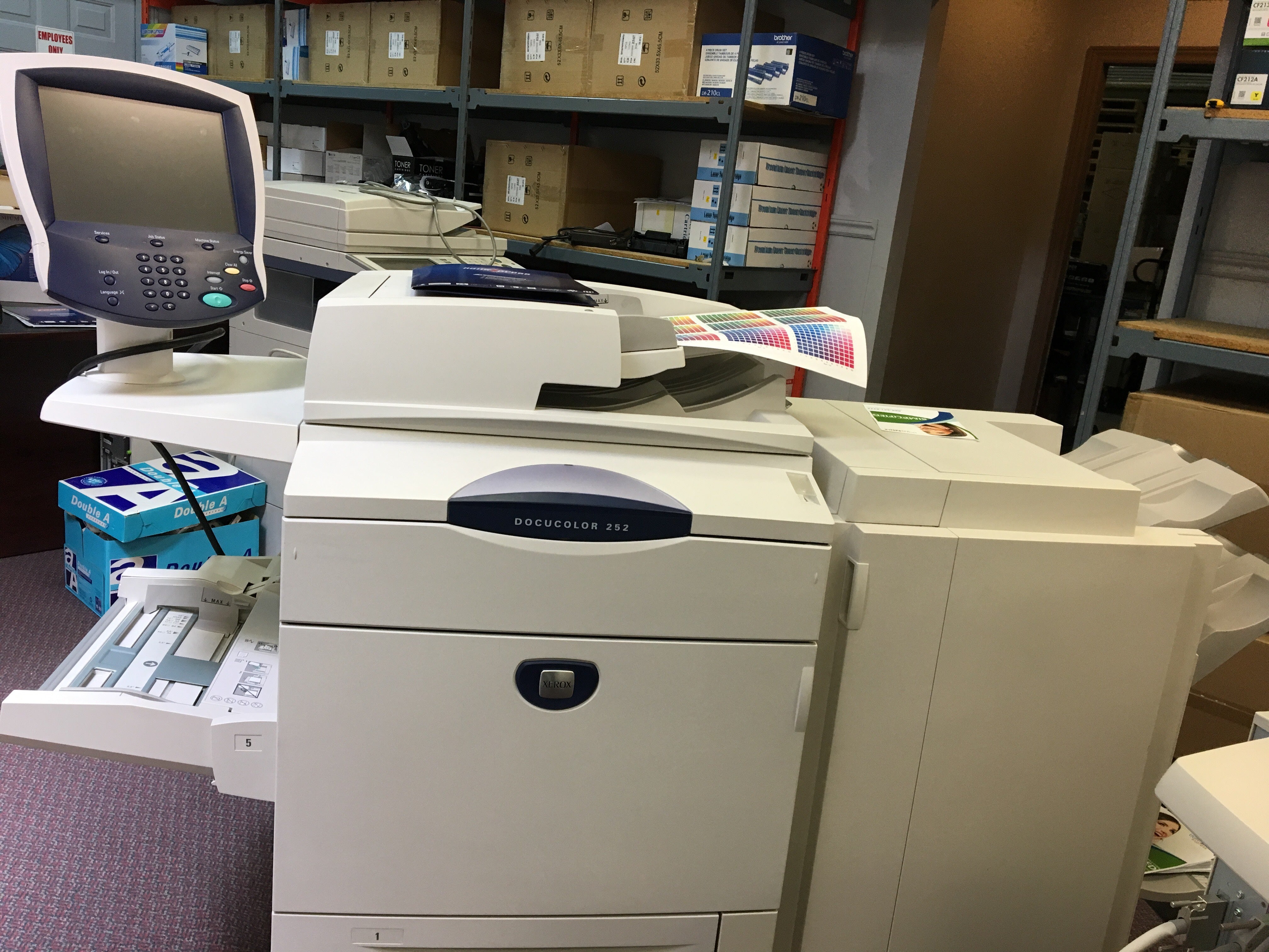 Docucolor 252 Xerox DocuColor DC 252 Color Copier Production Printer Scanner 11x17 1 ...