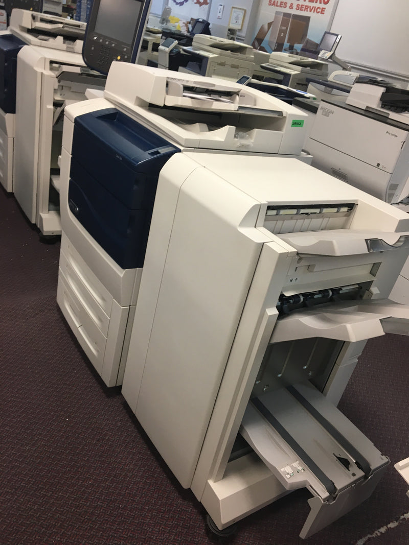 Xerox Color 550 Production Printer Copier Scanner Booklet Maker Finisher Print Shop photocopier REPOSSESSED - Precision Toner