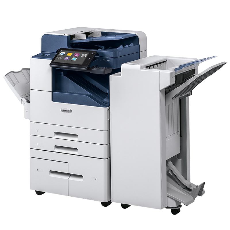 Xerox Altalink B8055 55PPM Monochrome Multifunction Laser Copier Printer Color Scanner With Finisher Stapler And Built-in Mobile Connectivity