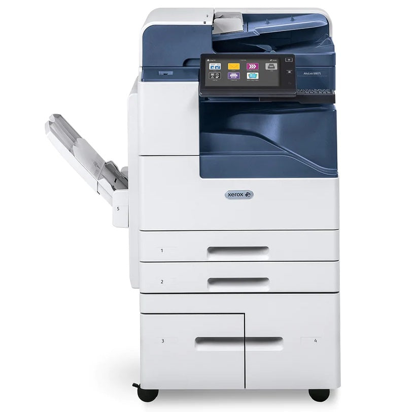 Xerox Altalink B8055 55PPM Monochrome Multifunction Laser Copier Printer Color Scanner With Finisher Stapler And Built-in Mobile Connectivity