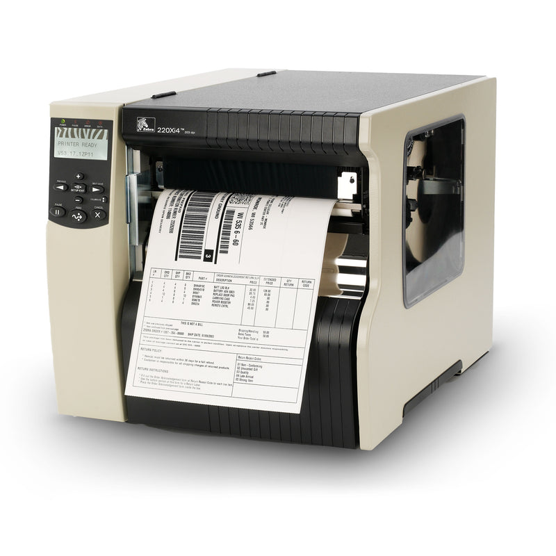 $35/Month Zebra 220Xi4 Industrial Barcode Label Printer / Commercial Thermal Label Printer