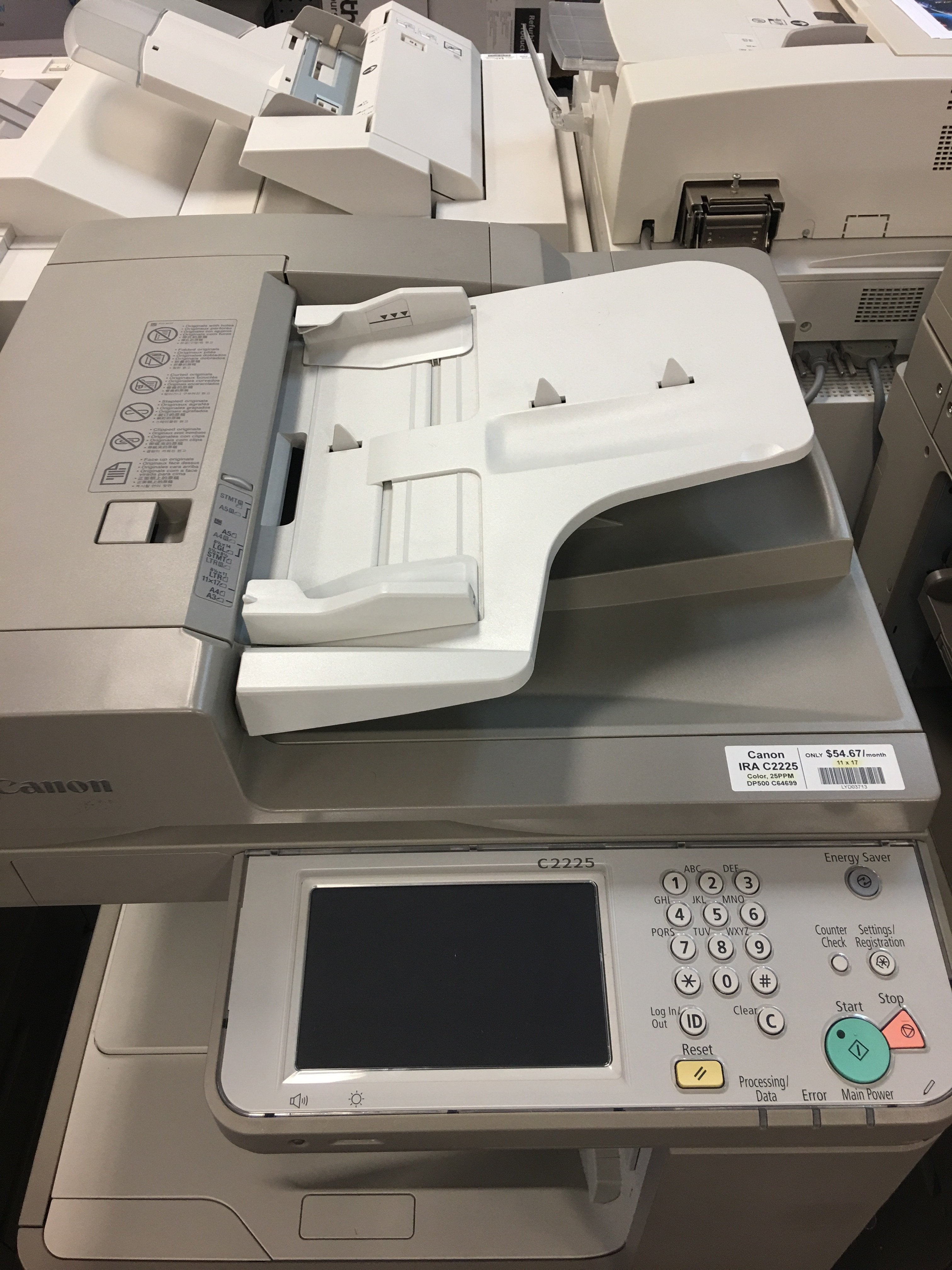 Canon imageRUNNER ADVANCE C2225 2225 IRAC2225 Color Copier REPOSSESSED - Precision Toner
