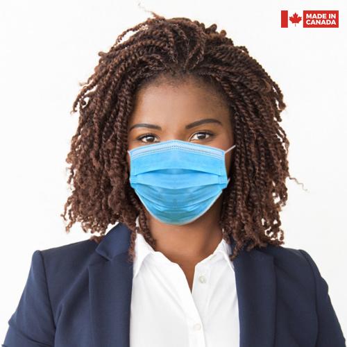Absolute Toner MADE IN CANADA - Medical Licence# 3414 -DENT-X®  3-Ply Filter Safety Face Mask 50/pk Face Mask