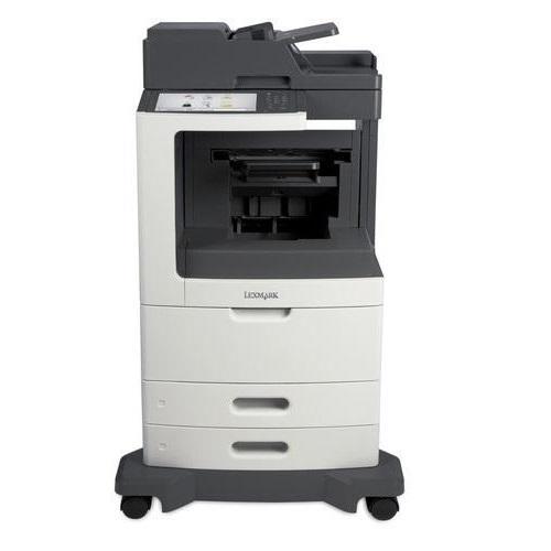 Absolute Toner $35/Month Lexmark MX811de Monochrome Full Size High-Speed Multifunction Laser Printer, 2 Tray + Bypass, Duplex For Office Showroom Monochrome Copiers