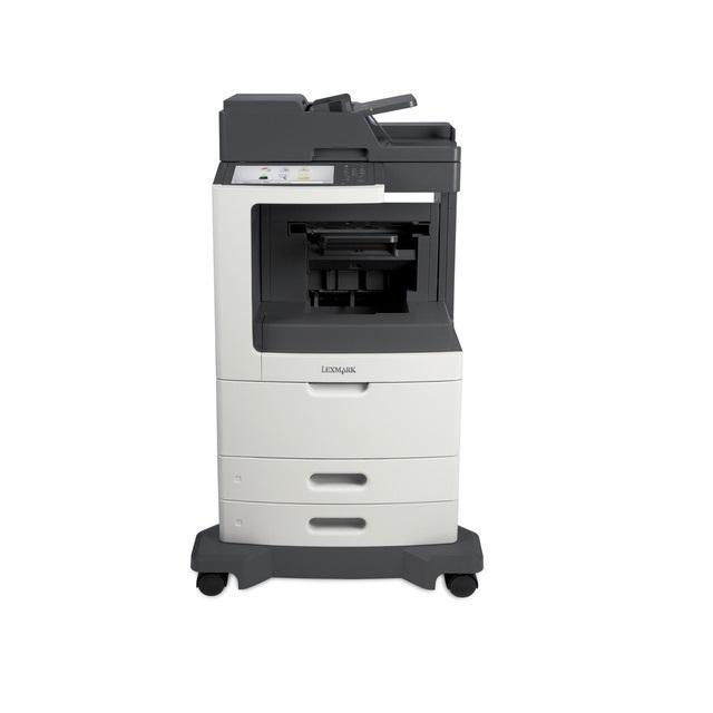 Absolute Toner $25/Month Lexmark MX810de Monochrome Full Size High-Speed Multifunction Laser Printer, 2 Tray + Bypass, Duplex For Office Showroom Monochrome Copiers