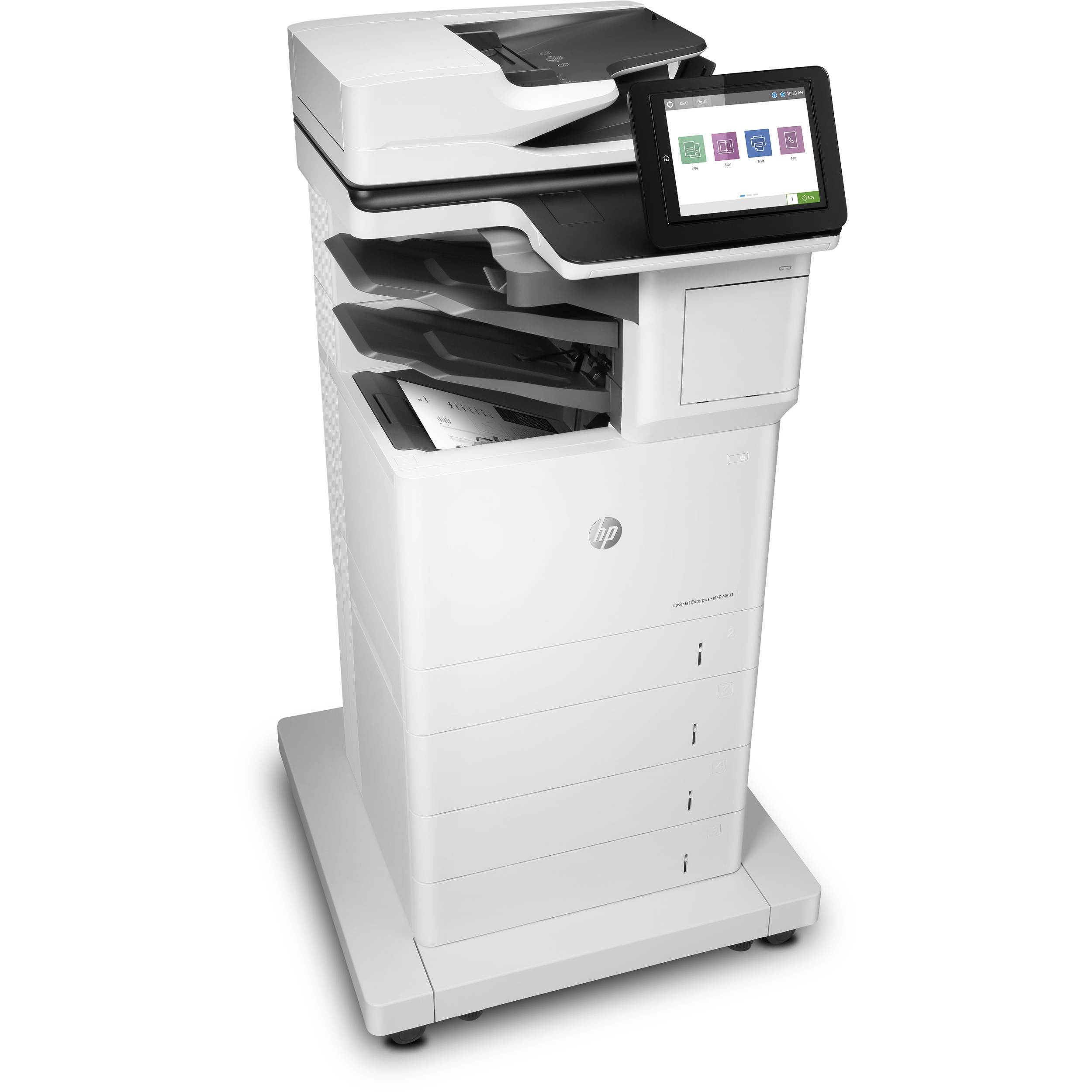 Absolute Toner HP Laserjet Enterprise MFP M631z Monochrome Multifunction Laser Printer Scanner Office Copier Laser Printer