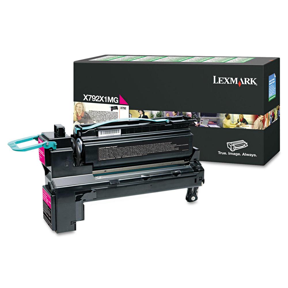 Absolute Toner X792X1MG LEXMARK X792 MAGENTA EXTRA HIGH YIELD RETURN PROGRA Original Lexmark Cartridges