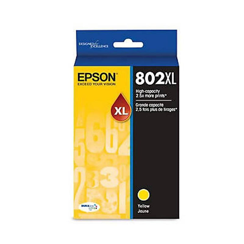 Absolute Toner T802XL420-S EPSON T802 HC DB UL YLW INK Epson Ink Cartridges
