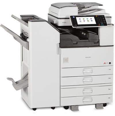 $55/month Ricoh Monochrome MP 2554 Multifunction Copier 25 PPM for ALL INCLUSIVE Service Program Great Solution for a low printing Volume - Precision Toner