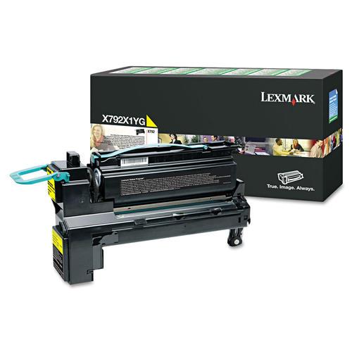 Absolute Toner X792X1YG LEXMARK X792 YELLOW EXTRA HIGH YIELD RETURN PROGRAM Original Lexmark Cartridges