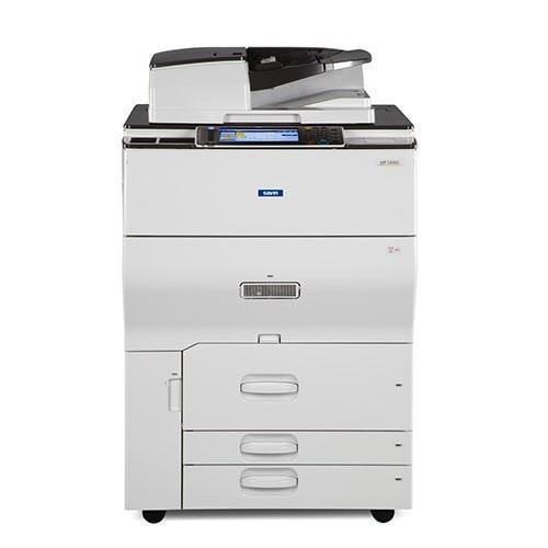 Absolute Toner Ricoh MP C6502 Color Laser High Speed 65 PPM Copier 12x18 with Booklet Maker Finisher Showroom Color Copiers