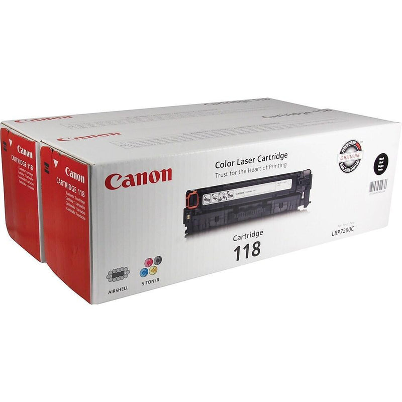 Absolute Toner 2662B004 CANON 118 TWIN PACK TNR Canon Toner Cartridges