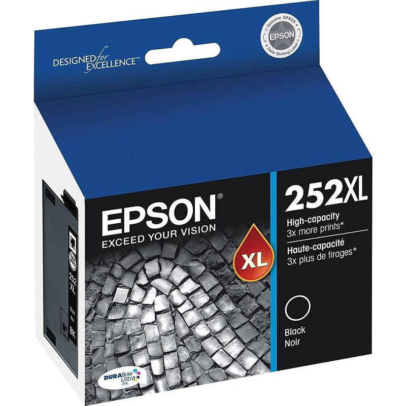 Absolute Toner T252XL120-S EPSON T252 DB UL XL BLK INK Epson Ink Cartridges